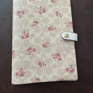 Floral Patterned Notebook with Snap Closure